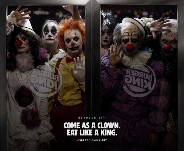 “Come as a clown, eat like a king”