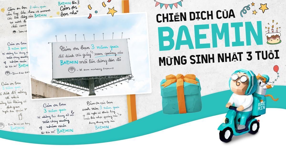 Chiến dịch BAEMIN mừng sinh nhật 3 tuổi